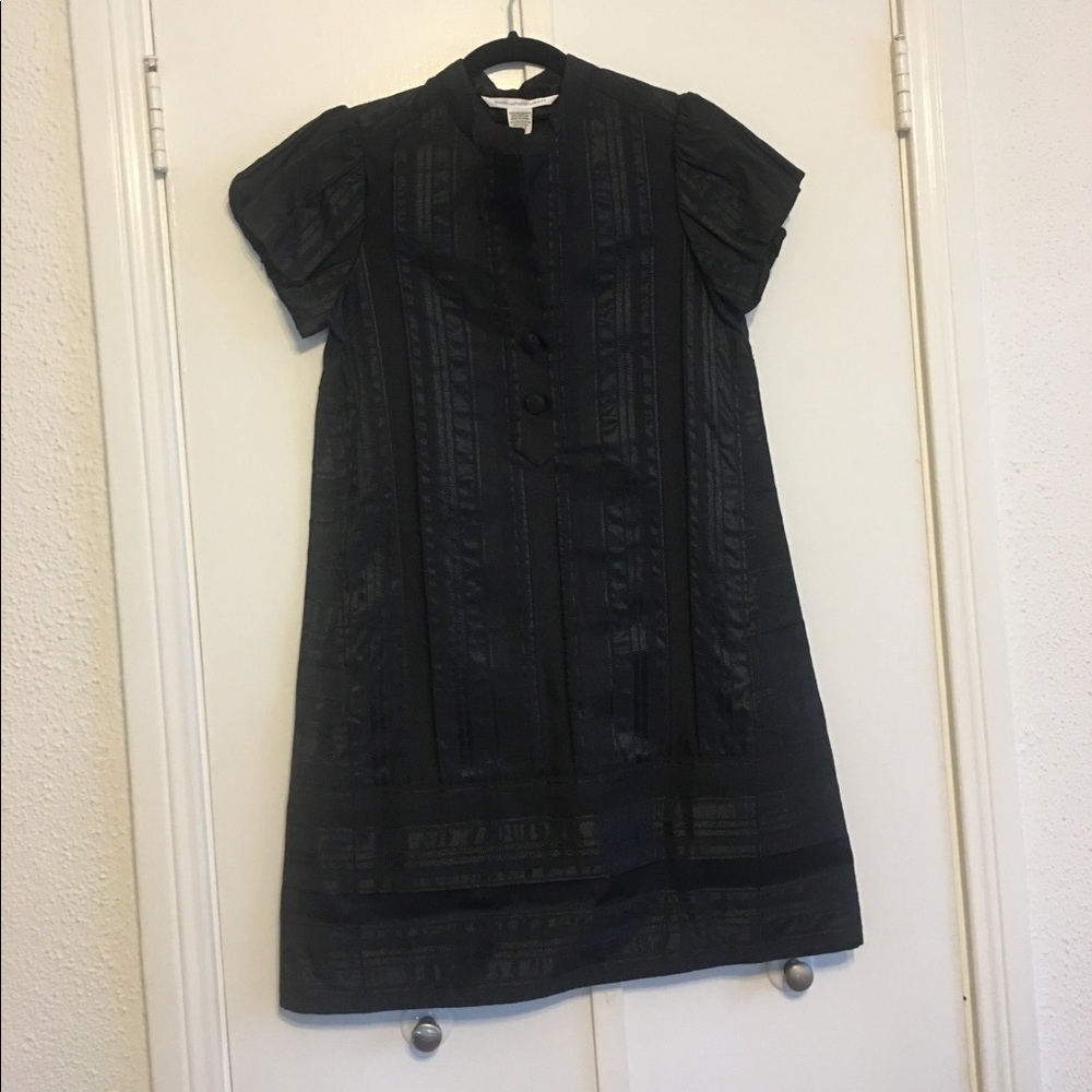 Vintage Black Diane Von Furstenberg Dress - 2